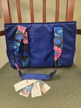 LUG Mini Rover Insulated Cooler Tote with Floral Straps